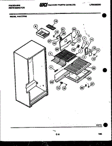 05 - Shelves And Supports parts for Frigidaire Refrigerator FPI17TFL0 from AppliancePartsPros.com