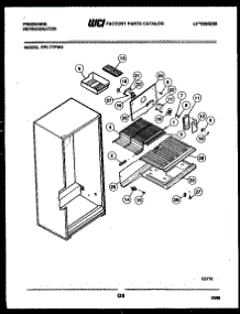 05 - Shelves And Supports parts for Frigidaire Refrigerator FPI17TFL3 from AppliancePartsPros.com
