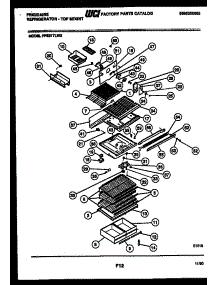 04 - Shelves And Supports parts for Frigidaire Refrigerator FPS21TLF3 from AppliancePartsPros.com