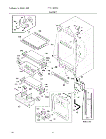 05 - Cabinet parts for Frigidaire Refrigerator FPRH19D7LF0 from AppliancePartsPros.com