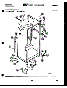 03 - Cabinet Parts parts for Frigidaire Refrigerator FPS21TLL1 from AppliancePartsPros.com