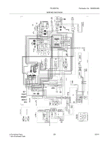 23 - Wiring Diagram parts for Frigidaire Refrigerator FGUS2676LE1 from AppliancePartsPros.com
