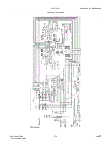 23 - Wiring Diagram parts for Frigidaire Refrigerator FLSC238DBB from AppliancePartsPros.com