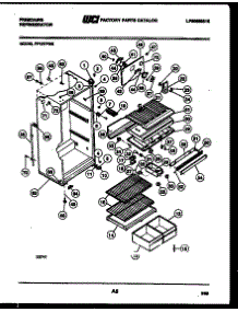 03 - Cabinet Parts parts for Frigidaire Refrigerator FP18TFW2 from AppliancePartsPros.com