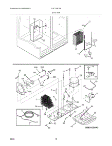 13 - System parts for Frigidaire Refrigerator FLSC238DSN from AppliancePartsPros.com