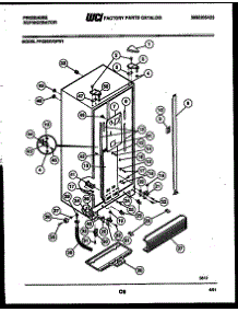 04 - Cabinet Parts parts for Frigidaire Refrigerator FPCE22V3FF1 from AppliancePartsPros.com