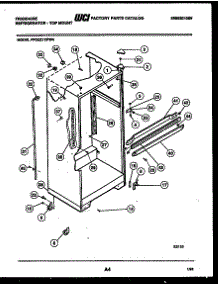 03 - Cabinet Parts parts for Frigidaire Refrigerator FPCE21TIFW4 from AppliancePartsPros.com