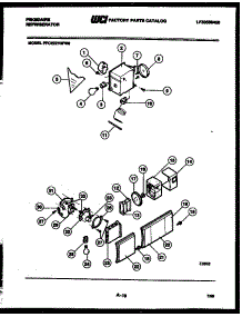 06 - Refrigerator Control Assembly, Damp parts for Frigidaire Refrigerator FPCE22V3FH0 from AppliancePartsPros.com