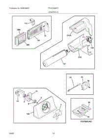 11 - Controls parts for Frigidaire Refrigerator FPHC2399KF1 from AppliancePartsPros.com