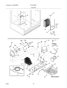 13 - System parts for Frigidaire Refrigerator FPHC2399KF1 from AppliancePartsPros.com