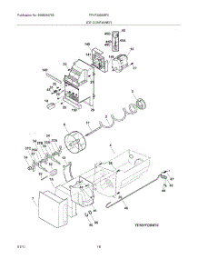 15 - Ice Container parts for Frigidaire Refrigerator FPHF2399MF0 from AppliancePartsPros.com