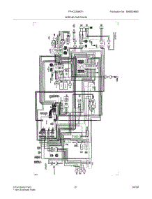 21 - Wiring Diagram parts for Frigidaire Refrigerator FPHC2399KF1 from AppliancePartsPros.com
