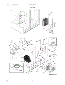 13 - System parts for Frigidaire Refrigerator FPHS2687KF0 from AppliancePartsPros.com