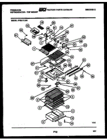 04 - Shelves And Supports parts for Frigidaire Refrigerator FPS21TLF2 from AppliancePartsPros.com