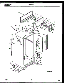 03 - Cabinet Parts parts for Frigidaire Refrigerator FPES19TPW1 from AppliancePartsPros.com