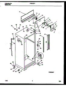 04 - Cabinet Parts parts for Frigidaire Refrigerator FPES19TPW1 from AppliancePartsPros.com