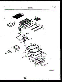 05 - Shelves And Supports parts for Frigidaire Refrigerator FPES19TRL0 from AppliancePartsPros.com