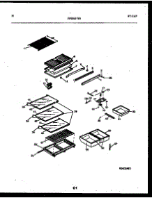 06 - Shelves And Supports parts for Frigidaire Refrigerator FPES21TIRL1 from AppliancePartsPros.com