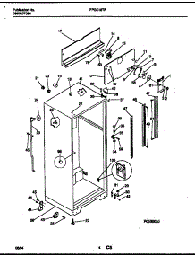 03 - Cabinet Parts parts for Frigidaire Refrigerator FPGC18TAW3 from AppliancePartsPros.com