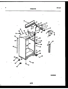 05 - Cabinet Parts parts for Frigidaire Refrigerator FPES21TIRW0 from AppliancePartsPros.com