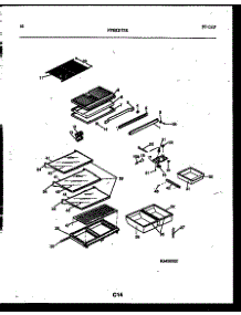 06 - Shelves And Supports parts for Frigidaire Refrigerator FPES21TIRW0 from AppliancePartsPros.com