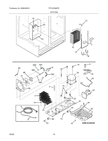 13 - System parts for Frigidaire Refrigerator FPHC2399KF0 from AppliancePartsPros.com