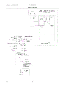 20 - Wiring Diagram Pg 1 parts for Frigidaire Refrigerator FPHG2399MF0 from AppliancePartsPros.com