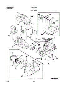 11 - Controls parts for Frigidaire Refrigerator FRS23H5ASB1 from AppliancePartsPros.com