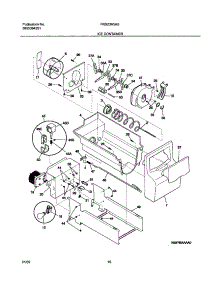 17 - Ice Container parts for Frigidaire Refrigerator FRS23H5ASB1 from AppliancePartsPros.com