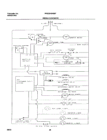 20 - Wiring Schematic parts for Frigidaire Refrigerator FRS23H5ASB7 from AppliancePartsPros.com
