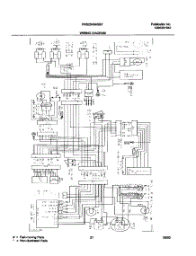21 - Wiring Diagram parts for Frigidaire Refrigerator FRS23H5ASB7 from AppliancePartsPros.com