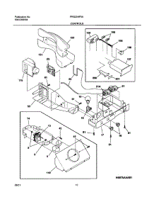 11 - Controls parts for Frigidaire Refrigerator FRS23HF5AB1 from AppliancePartsPros.com