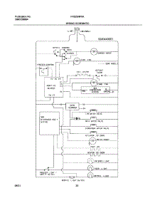 20 - Wiring Schematic parts for Frigidaire Refrigerator FRS23HF5AB1 from AppliancePartsPros.com