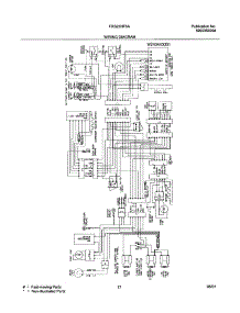 21 - Wiring Diagram parts for Frigidaire Refrigerator FRS23HF5AB1 from AppliancePartsPros.com