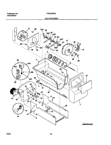 17 - Ice Container parts for Frigidaire Refrigerator FRS23KF5CB0 from AppliancePartsPros.com