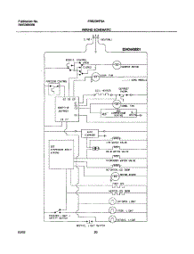 20 - Wiring Schematic parts for Frigidaire Refrigerator FRS23HF5AQ3 from AppliancePartsPros.com