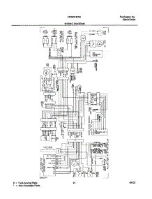 21 - Wiring Diagram parts for Frigidaire Refrigerator FRS23HF5AQ4 from AppliancePartsPros.com