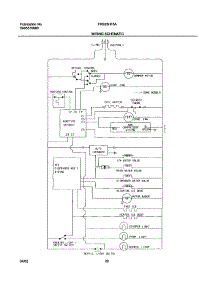20 - Wiring Schematic parts for Frigidaire Refrigerator FRS23HF5AW4 from AppliancePartsPros.com