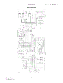 21 - Wiring Diagram parts for Frigidaire Refrigerator FRS23KF5CS0 from AppliancePartsPros.com