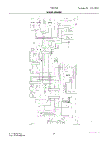 23 - Wiring Diagram parts for Frigidaire Refrigerator FRS23KF6DW2 from AppliancePartsPros.com