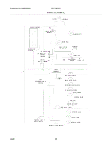 22 - Wiring Schematic parts for Frigidaire Refrigerator FRS23KF6EBB from AppliancePartsPros.com