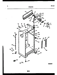 05 - Cabinet Parts parts for Frigidaire Refrigerator FPGS19TSW0 from AppliancePartsPros.com