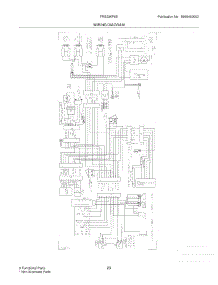 23 - Wiring Diagram parts for Frigidaire Refrigerator FRS23KF6EW0 from AppliancePartsPros.com