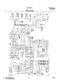 21 - Wiring Diagram parts for Frigidaire Refrigerator FRS23KF7AB7 from AppliancePartsPros.com