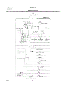 20 - Wiring Schematic parts for Frigidaire Refrigerator FRS23KR4AW0 from AppliancePartsPros.com