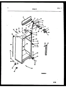 03 - Cabinet Parts parts for Frigidaire Refrigerator FPS21TPL0 from AppliancePartsPros.com