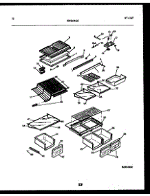 06 - Shelves And Supports parts for Frigidaire Refrigerator FPW18TPLL1 from AppliancePartsPros.com