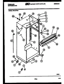03 - Cabinet Parts parts for Frigidaire Refrigerator FPZ19TFL2 from AppliancePartsPros.com