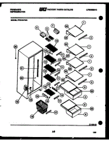 05 - Shelves And Supports parts for Frigidaire Refrigerator FPZ19VFL0 from AppliancePartsPros.com