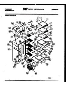 05 - Shelves And Supports parts for Frigidaire Refrigerator FPZ22V3FW0 from AppliancePartsPros.com